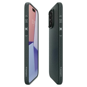 Защитный чехол Spigen Liquid Air Abyss Green для iPhone 15 Pro - Фото 2