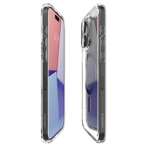 Прозрачный чехол с MagSafe Spigen Ultra Hybrid (MagFit) Carbon Fiber для iPhone 15 Pro Max - Фото 3
