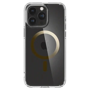 Прозрачный чехол с MagSafe Spigen Ultra Hybrid (MagFit) Gold для iPhone 15 Pro Max - Фото 4
