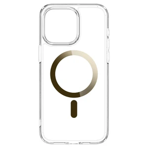 Прозрачный чехол с MagSafe Spigen Ultra Hybrid (MagFit) Gold для iPhone 15 Pro Max - Фото 5