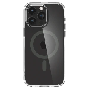 Прозрачный чехол с MagSafe Spigen Ultra Hybrid (MagFit) Graphite для iPhone 15 Pro Max - Фото 5