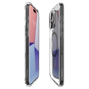 Прозрачный чехол с MagSafe Spigen Ultra Hybrid (MagFit) Graphite для iPhone 15 Pro Max - Фото 3
