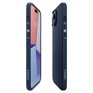 Захисний чохол Spigen Liquid Air Navy Blue для iPhone 15 Plus - Фото 2