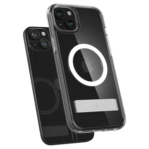 Прозрачный чехол с подставкой Spigen Ultra Hybrid S (MagFit) Crystal Clear для iPhone 15 Plus - Фото 3