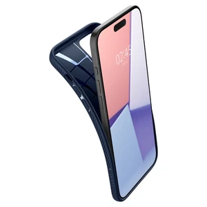 Защитный чехол Spigen Liquid Air Navy Blue для iPhone 15 Pro - Фото 3