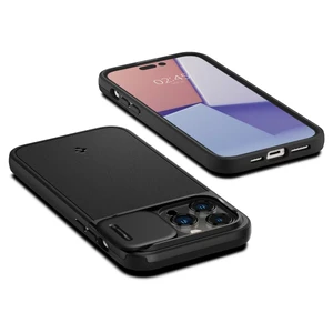 Защитный чехол Spigen Optik Armor MagFit Black для iPhone 14 Pro Max - Фото 11