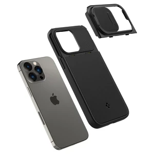 Защитный чехол Spigen Optik Armor MagFit Black для iPhone 14 Pro Max - Фото 9