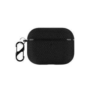 Чохол з карабіном iLoungeMax Nylon Case Black для AirPods Pro 3  - Фото 1