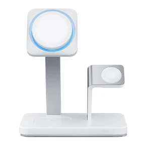 Док-станція 3-in-1 ESR Charging Station з MagSafe + CryoBoost охолодженням 25W для iPhone | AirPods | Apple Watch + EU адаптер - Фото 3