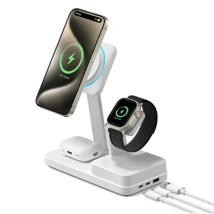 Док-станция 6-in-1 ESR GaN Charging Station с MagSafe + CryoBoost охлаждением 100W для iPhone | AirPods | Apple Watch + EU адаптер - Фото 3