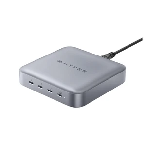 Хаб концентратор HyperDrive Thunderbolt 4 Power 4в1 із вбудованим джерелом живлення GaN для MacBook | iPad HDTB4PH-US - Фото 1