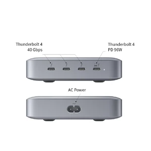 Хаб концентратор HyperDrive Thunderbolt 4 Power 4в1 із вбудованим джерелом живлення GaN для MacBook | iPad - Фото 10