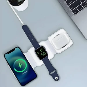 Складная портативная док-станция 3-в-1 для iPhone, Apple Watch, AirPods с быстрой зарядкой 15W | iLoungeMax MagSafe Foldable - Фото 10