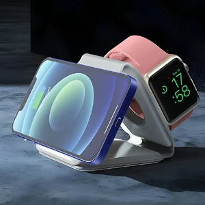 Складная портативная док-станция 3-в-1 для iPhone, Apple Watch, AirPods с быстрой зарядкой 15W | iLoungeMax MagSafe Foldable - Фото 7