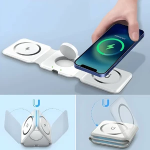 Складная портативная док-станция 3-в-1 для iPhone, Apple Watch, AirPods с быстрой зарядкой 15W | iLoungeMax MagSafe Foldable - Фото 9