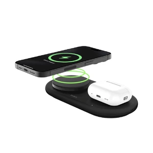 Док-станция MagSafe Belkin 2-в-1 BoostCharge Pro Charging Pad 15W с Qi2 для iPhone | AirPods - Фото 4