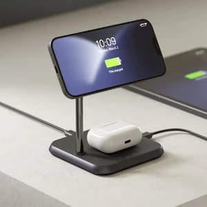 Док-станция MagSafe Zens 3-в-1 Magnetic Wireless Charger 15W для iPhone | AirPods | Apple Watch - Фото 5