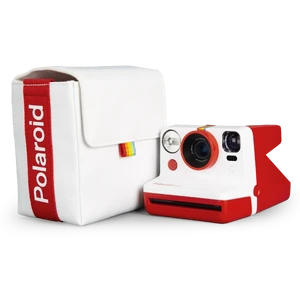Сумка для фотокамеры моментальной печати Polaroid Now White/Red - Фото 3
