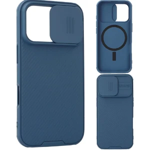Синій магнітний чохол Nillkin CamShield Pro для iPhone 16 Pro - Фото 6