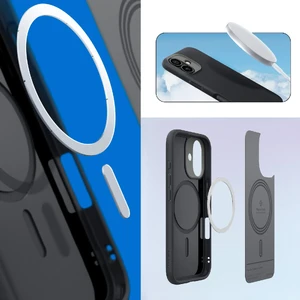 Чорно-сірий чохол Spigen Caseology Nano Pop MagSafe для iPhone 16 - Фото 11
