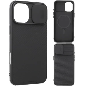 Чорний магнітний чохол Nillkin CamShield Pro для iPhone 16 Plus - Фото 6
