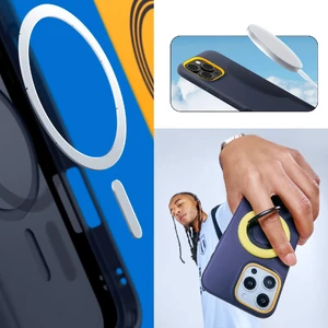 Гранатово-жовтий чохол Spigen Caseology Nano Pop Mag для iPhone 16 Pro - Фото 12