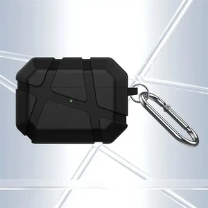 Чохол з карабіном iLoungeMax Ultra Hybrid Case Black для AirPods Pro 3  - Фото 1