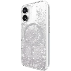 Серебряный блестящий чехол Case-Mate Waterfall MagSafe для iPhone 16 - Фото 4