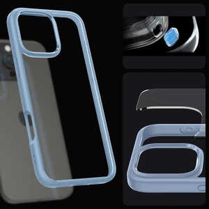 Прозорий синій чохол Spigen Crystal Hybrid для iPhone 16 Pro Max - Фото 5