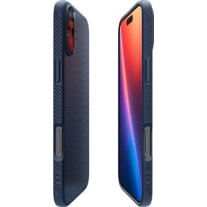 Синий чехол Spigen Liquid Air для iPhone 16 - Фото 6