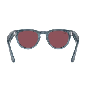 Умные очки Ray-Ban Meta Headliner, Shiny Jeans / Dusty Red - Фото 4