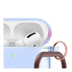 Чохол з карабіном Elago Hang Case Aqua Blue для AirPods Pro - Фото 3