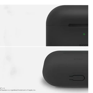 Силиконовый чехол Elago Original Case Dark Grey для AirPods Pro - Фото 3