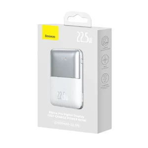 Повербанк Baseus Bipow Pro Digital Display Power Bank White 20000mAh 22.5W - Фото 11