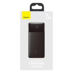 Повербанк Baseus Bipow Digital Display Power Bank Black 10000mAh 15W - Фото 5