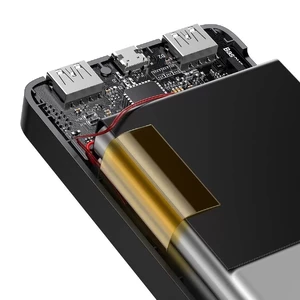 Повербанк Baseus Bipow Digital Display Power Bank Black 10000mAh 15W - Фото 7