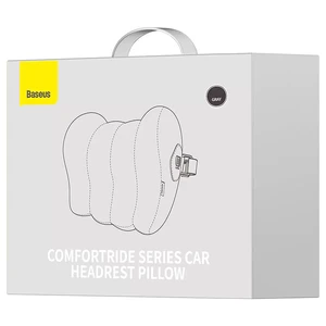 Подушка на подголовник автомобиля Baseus ComfortRide Series Car Headrest Pillow Gray - Фото 6
