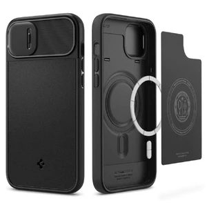 Защитный чехол Spigen OPTIK Armor Mag MagSafe Black для iPhone 14 Plus ACS04923 - Фото 1
