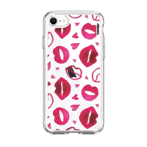 Чехол Casexy Lips and Hearts для iPhone SE 3 | SE 2 | 8 | 7  - Фото 1