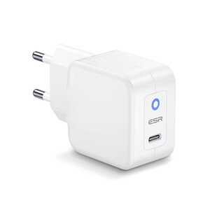 Сетевое зарядное устройство ESR USB-C mini PD Charger 20W (EU) для быстрой зарядки iPhone | iPad