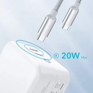 Мережевий зарядний пристрій ESR USB-C mini PD Charger 20W (EU) для швидкої зарядки iPhone | iPad / Apple Watch - Фото 3