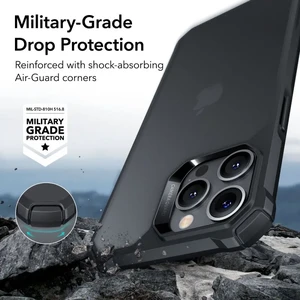 Прозорий силіконовий чохол ESR Air Armor TPU Case Frosted Black для iPhone 14 Pro - Фото 2