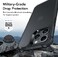 Прозрачный силиконовый чехол ESR Air Armor TPU Case Frosted Black для iPhone 14 Pro - Фото 2
