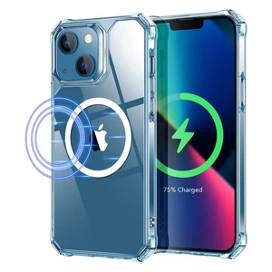 Прозрачный силиконовый чехол ESR Air Armor TPU Case Clear with HaloLock для iPhone 13 4894240150122 - Фото 1
