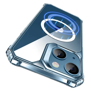 Прозрачный силиконовый чехол ESR Air Armor TPU Case Clear with HaloLock для iPhone 13 - Фото 2