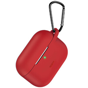 Силиконовый чехол с карабином ESR Bounce Series Red для AirPods Pro