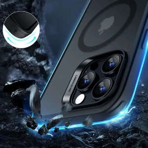 Черный черный чехол со стеклом ESR Classic Hybrid HaloLock Mag для iPhone 16 Pro Max - Фото 2