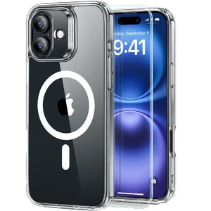 Прозрачный чехол со стеклом ESR Classic Hybrid Halolock MagSafe для iPhone 16 4894240242964 - Фото 1