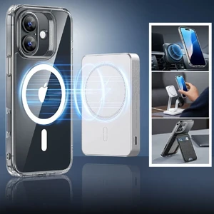 Прозрачный чехол со стеклом ESR Classic Hybrid Halolock MagSafe для iPhone 16 - Фото 3