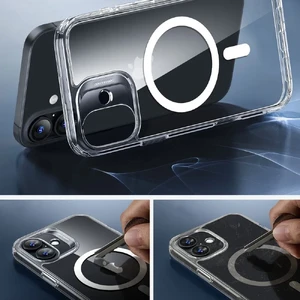 Прозрачный чехол со стеклом ESR Classic Hybrid Halolock MagSafe для iPhone 16 - Фото 5
